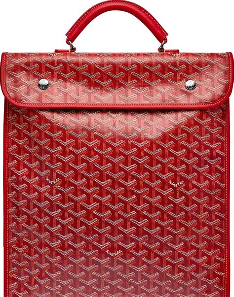 red goyard bag|red Goyard backpack.